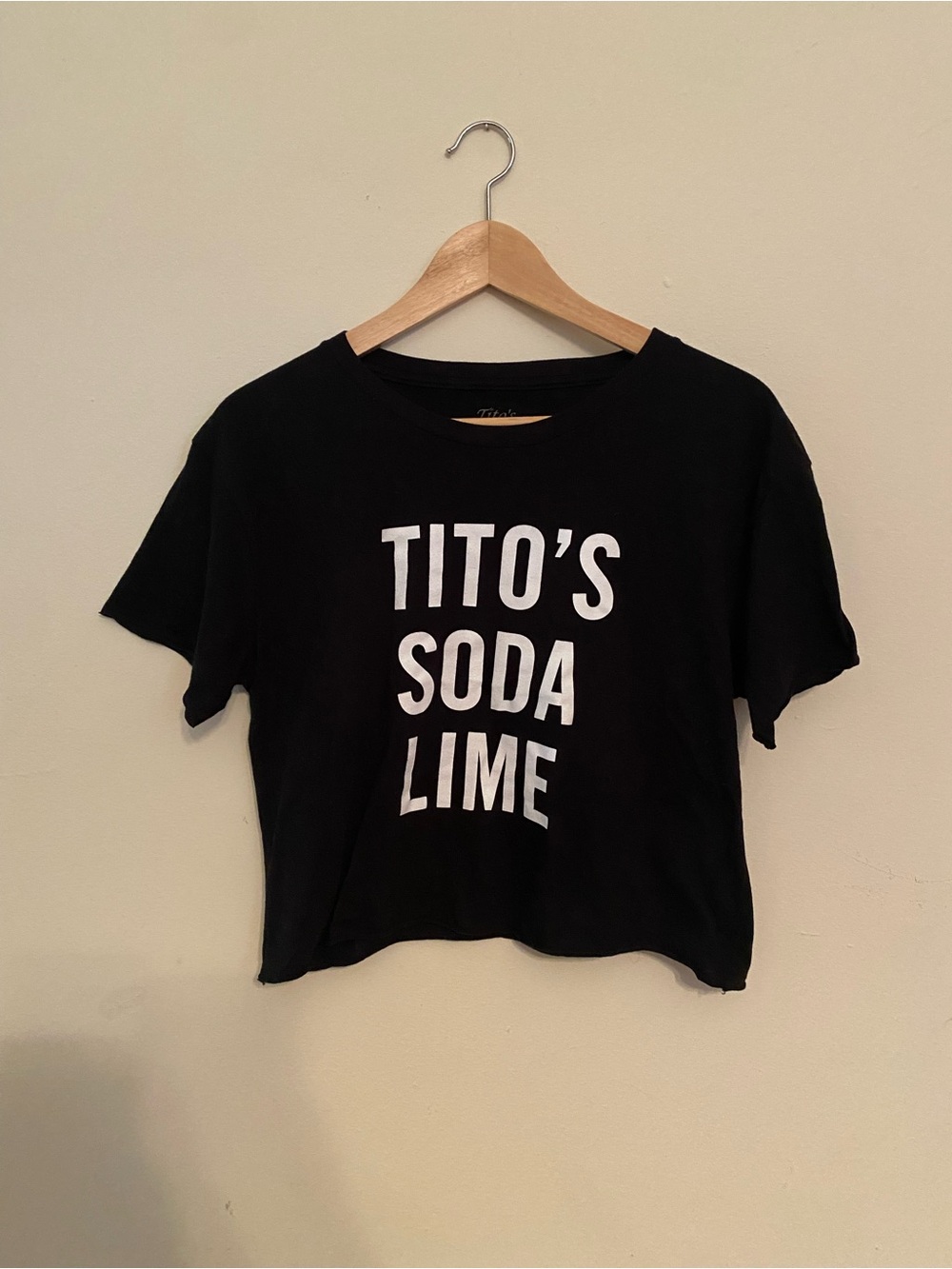 Tito's Soda Lime Black Short Sleeve Tee